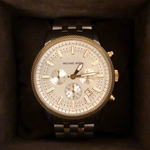 MICHAEL KORS Scout Chronograph TwoTone Men's Watch
